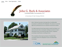 Tablet Screenshot of johngburkandassociates.com